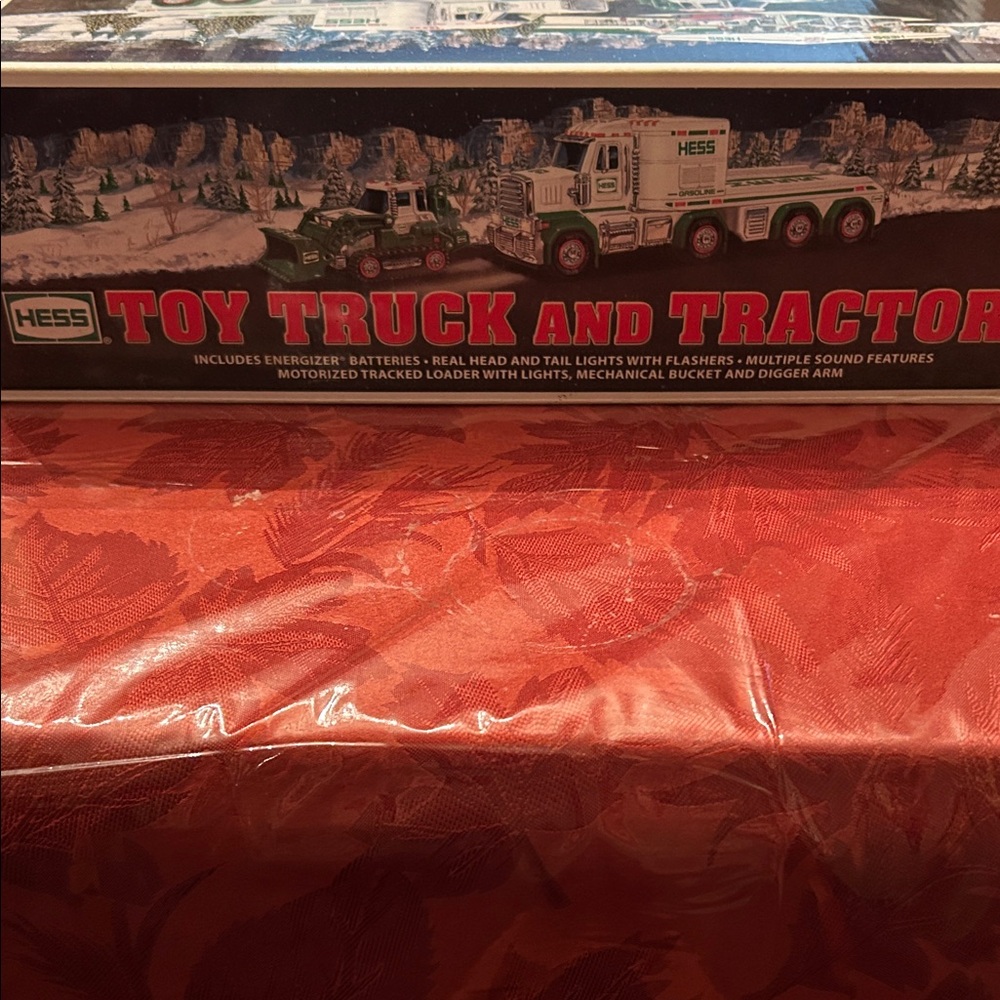 Hess Toy Truck and Tractor - White and Green 2013